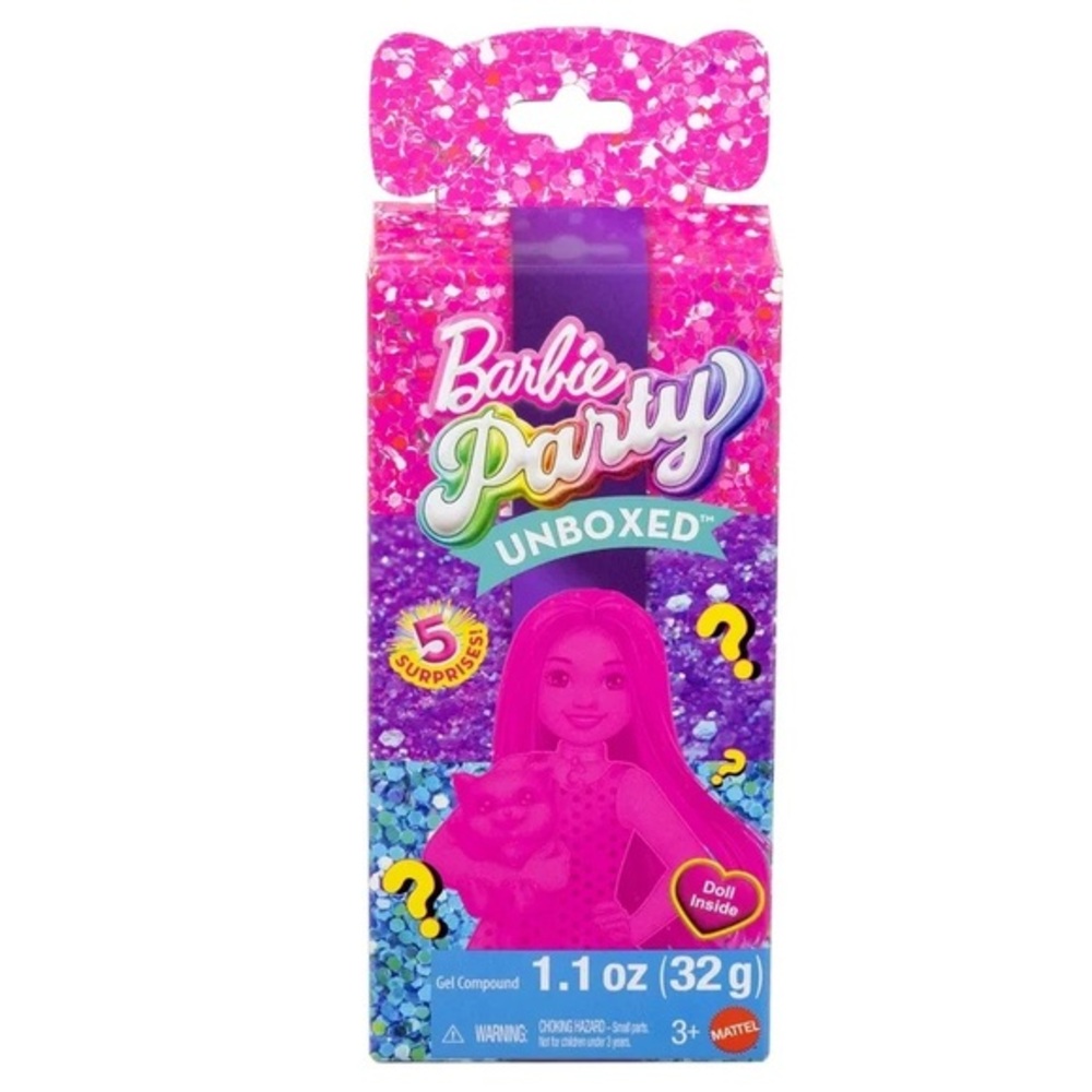 Barbie nwt Party Unboxed Glam Party Series Chelsea Doll & Accessories